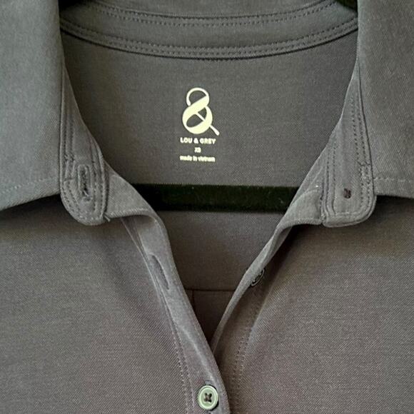 Lou & Grey Women's Navy Blue Soft Sandwashed Utility Romper Size XS - Picture 3 of 6